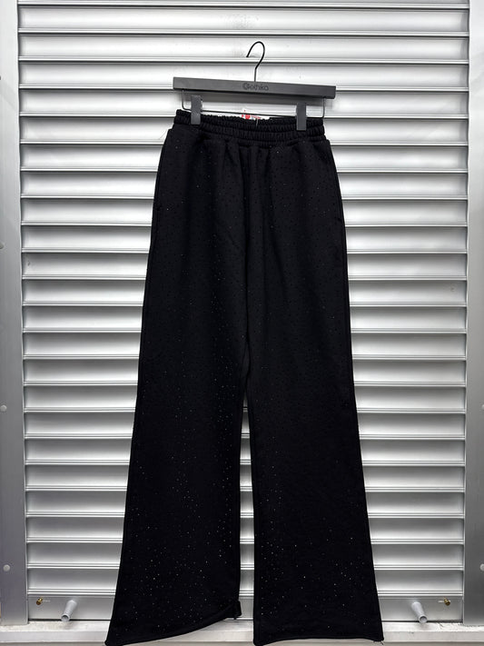 Saint Vanity Rhinestone Sweatpants - S*