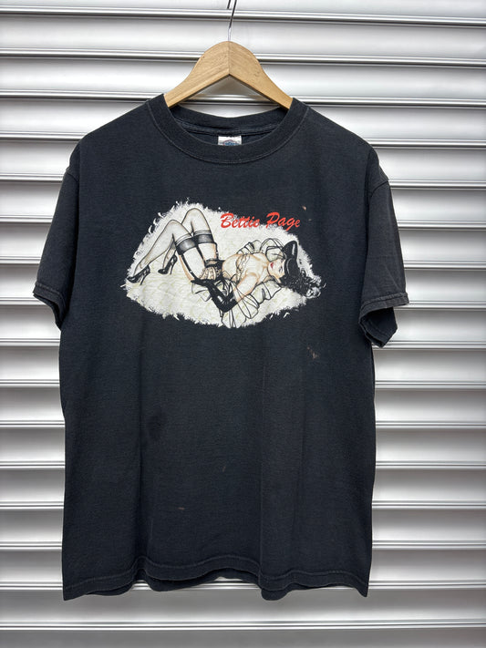 Vintage Bettie Page Tee - L
