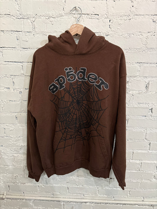 Brown Spider Complex Con Hoodie - L