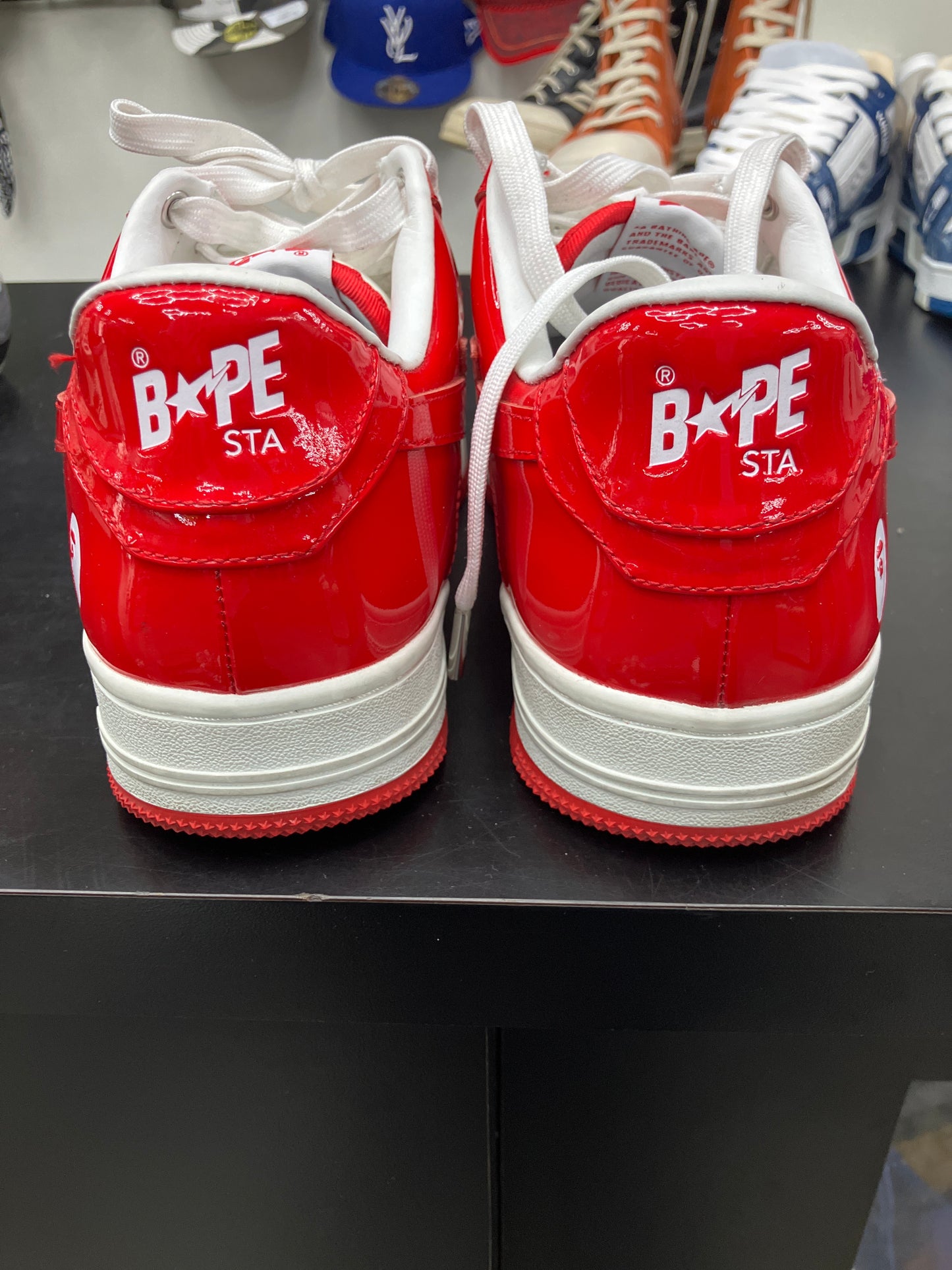 Bapesta Red Patent (U) - 10M (NB)
