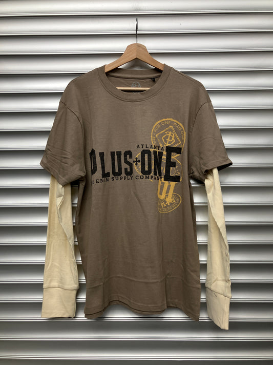 Plus One Oatmeal Longsleeve - XXL*