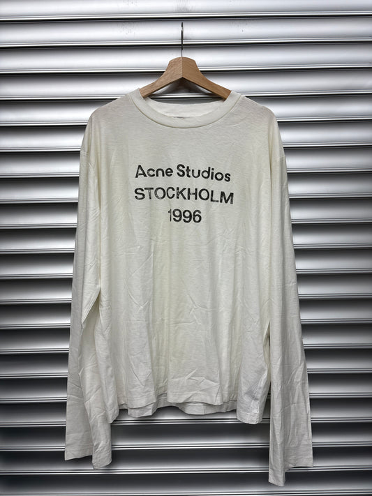 Acne Studios White Stockholm Tee - S**