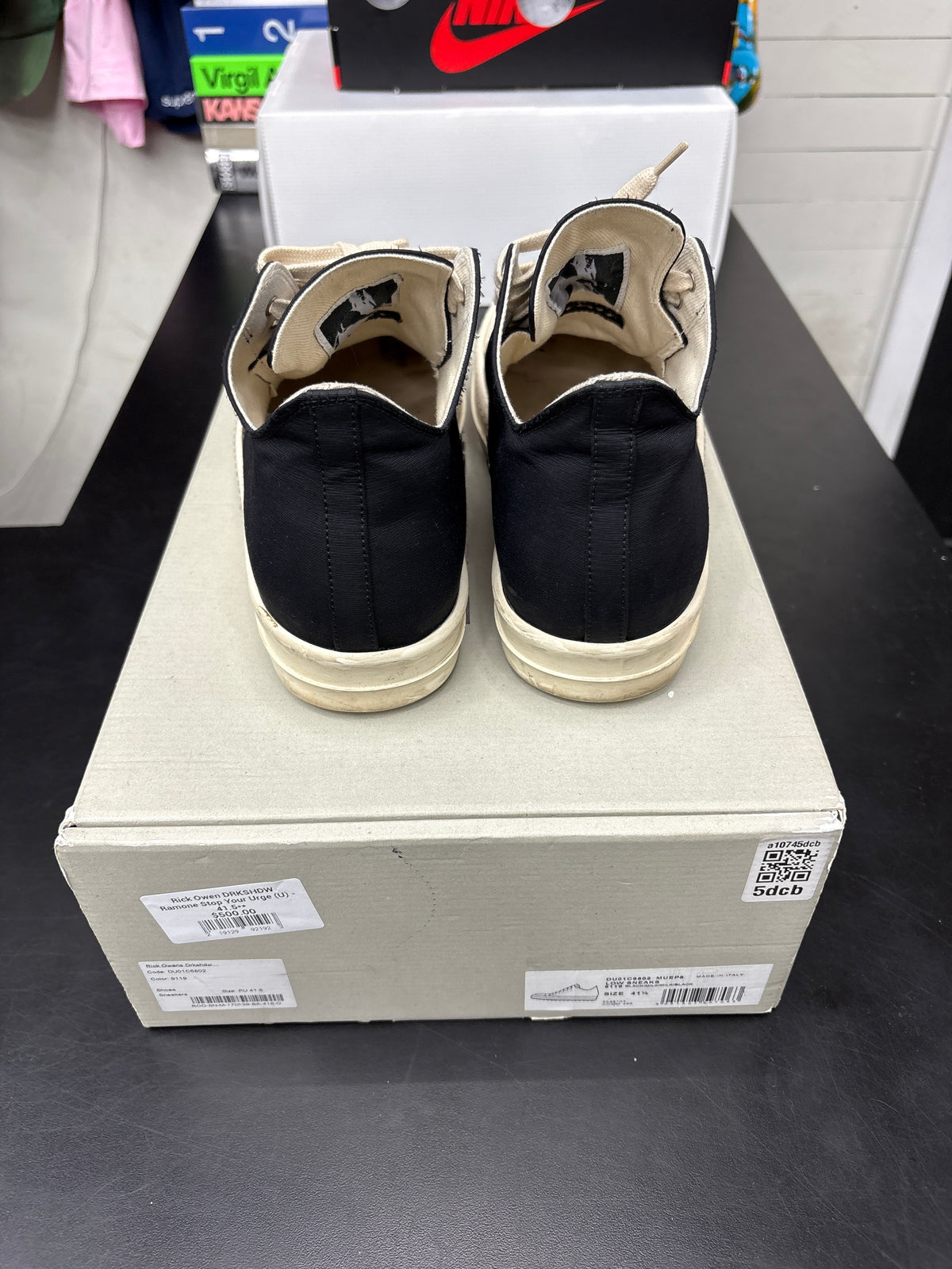 Rick Owen DRKSHDW Ramone Stop Your Urge (U) - 41.5**
