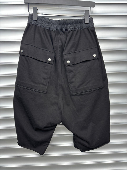 Rick Owens Black Shorts - 48