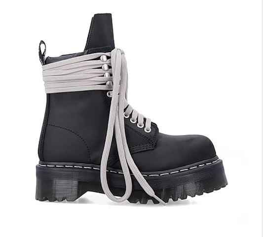 Rick Owen Dr Marten Steel Toe Boot - 11M