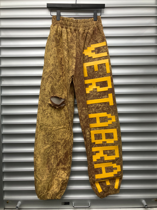 Vertabrae Brown Lined Sweats - L
