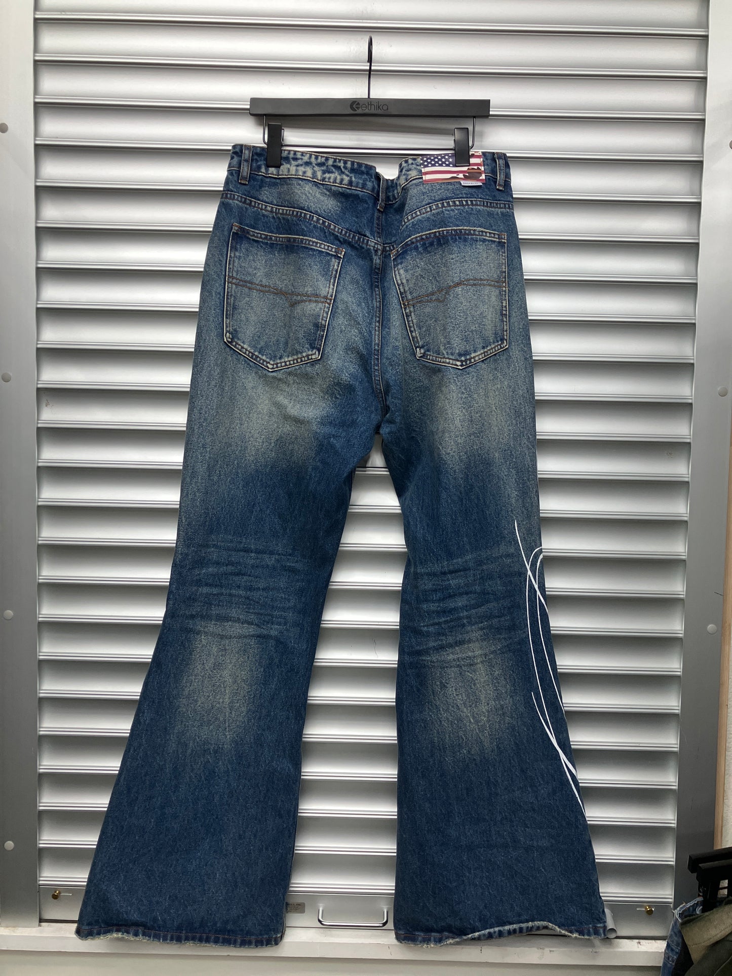 Raspberry Script Denim - XL