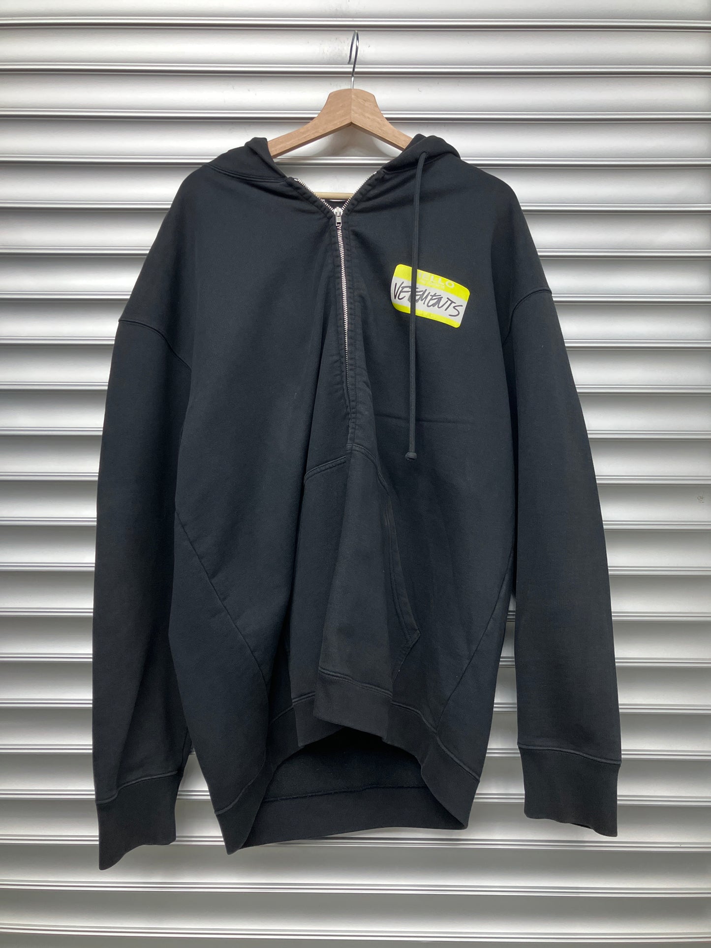 Vetements Black Zip Up - L