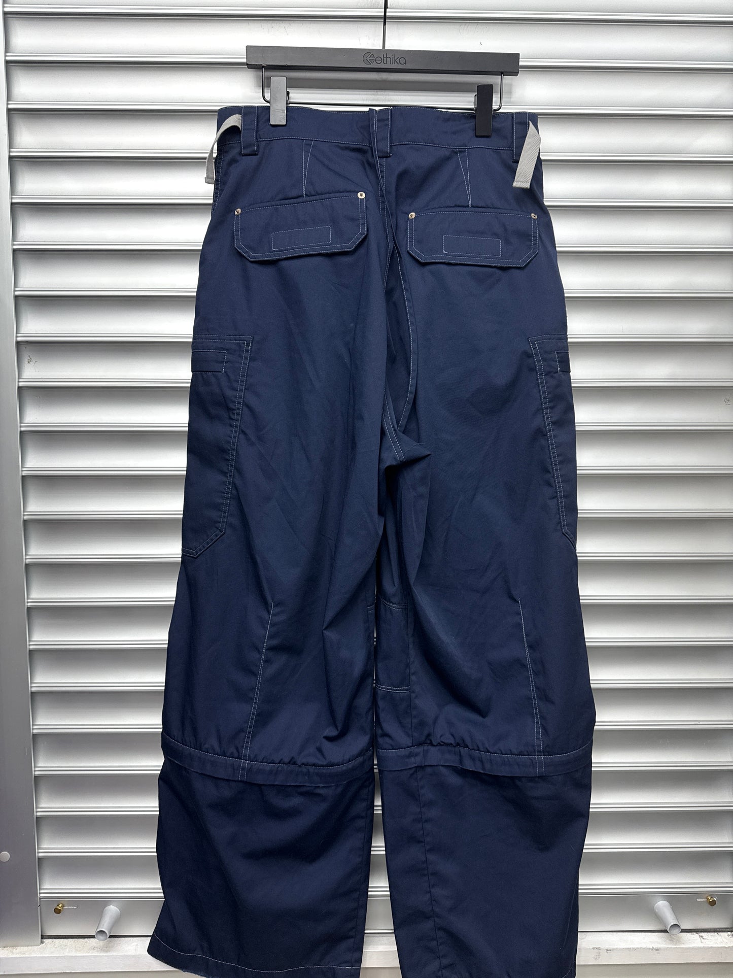 Balenciaga O Logo Baggy Navy Sweats - S*