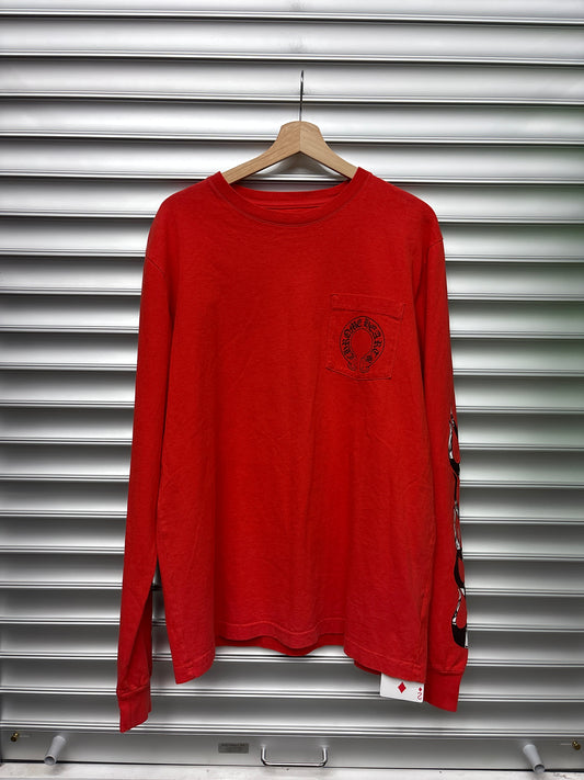 Chrome Hearts Matty Boy Red Long Sleeve - L