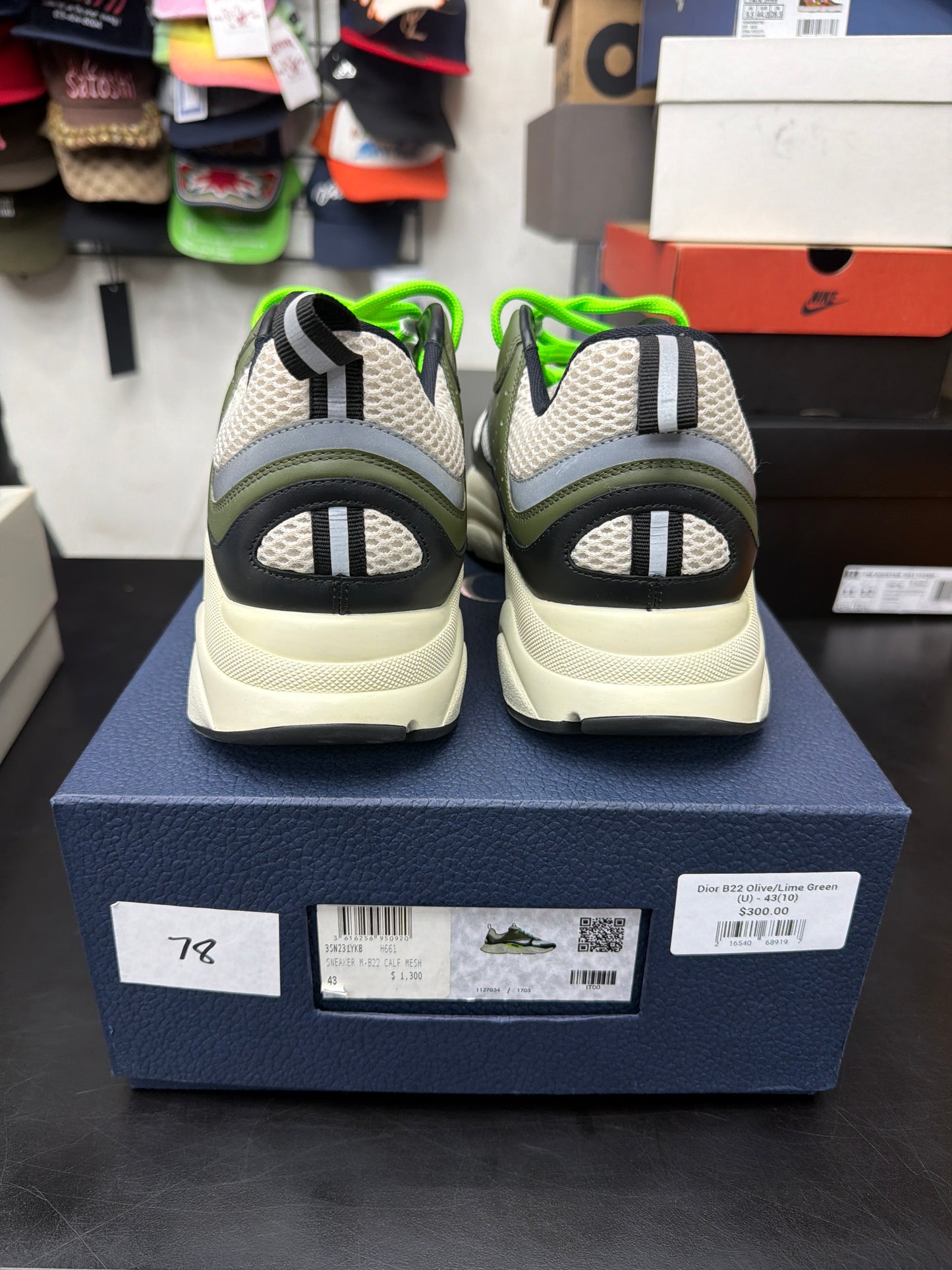 Dior B22 Olive/Lime Green (U) - 43(10)