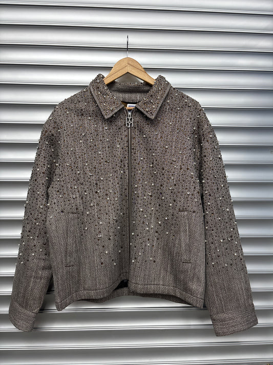 Birth Of Royal Child Zip Up Work Jacket  - M