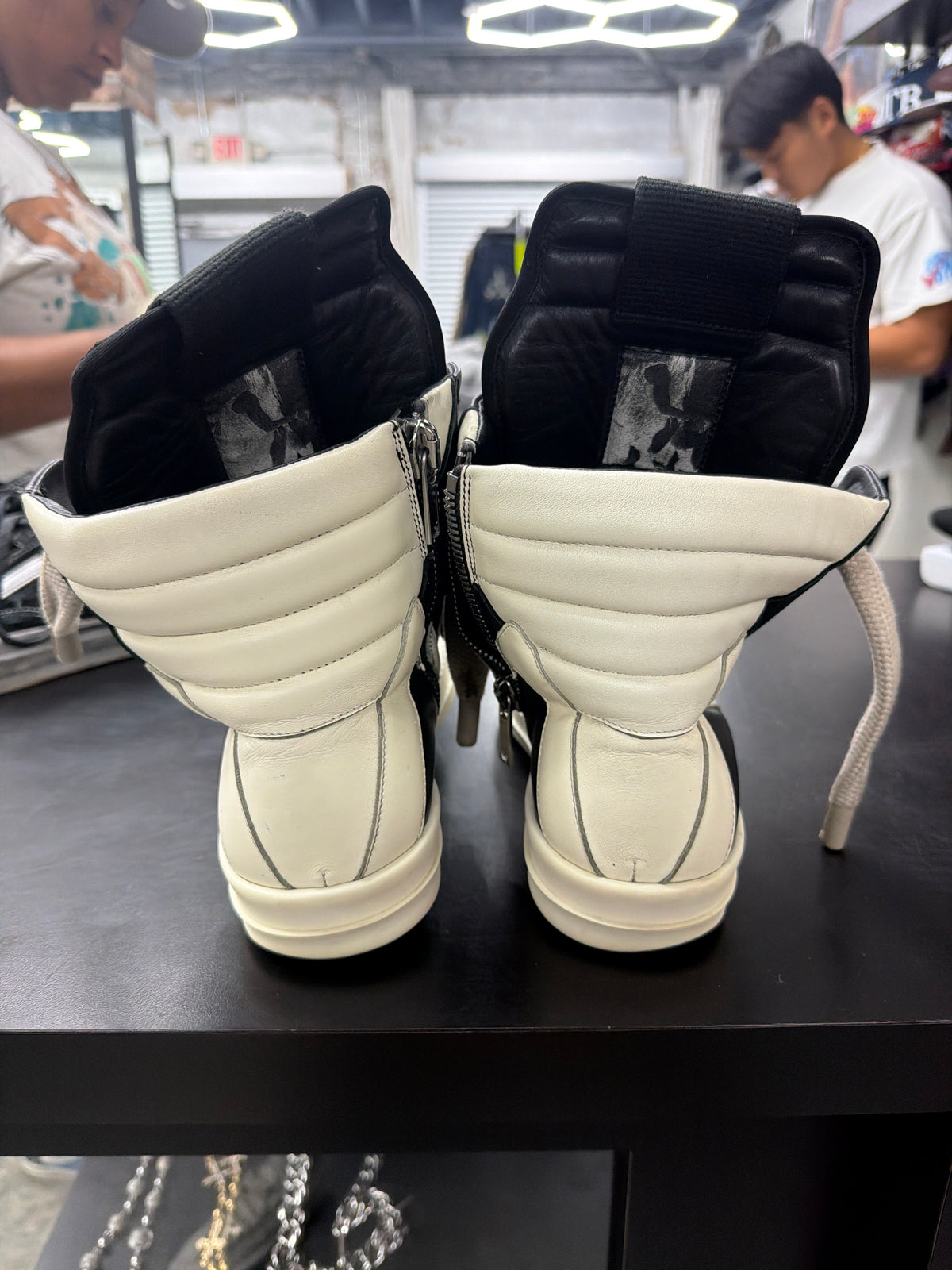 Rick Owen Geobasket Black Jumbo Lace (U) - 40(7) (NB)