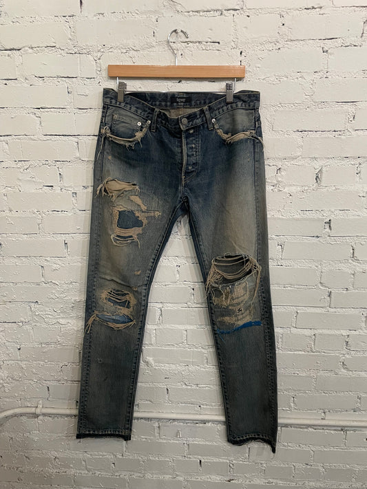 Undercover 68 Blue Yarn Denim - 3