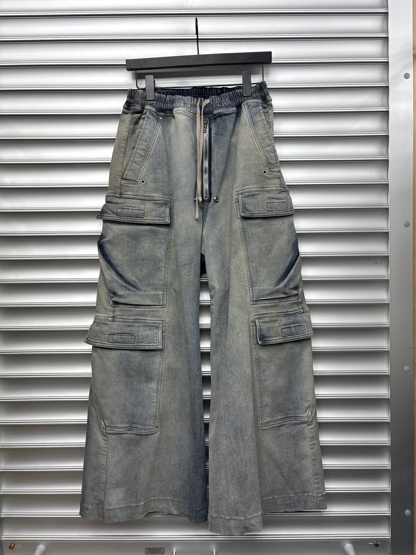 Rick Owens Minareal Pearl Cargo Pant - S