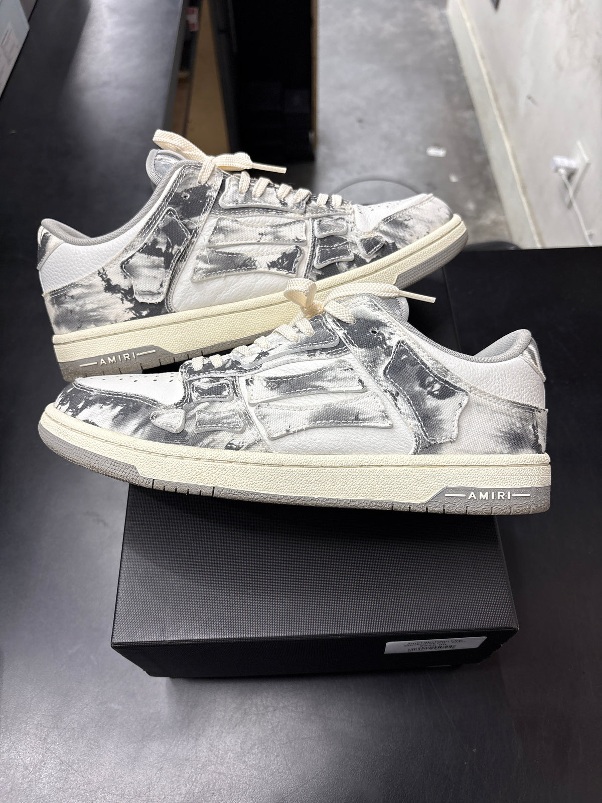 Amiri Skeleton Low Black/Grey (U) - 9M**
