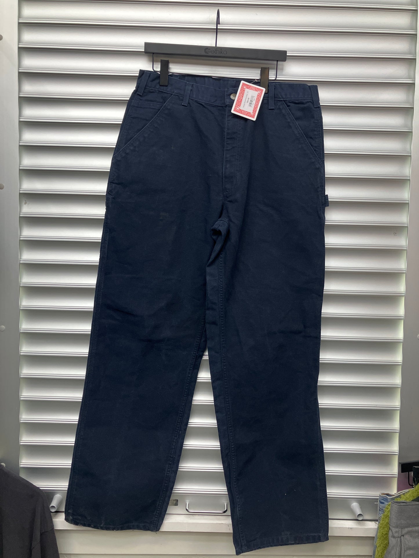 Vintage Carhartt Navy Pants - 36