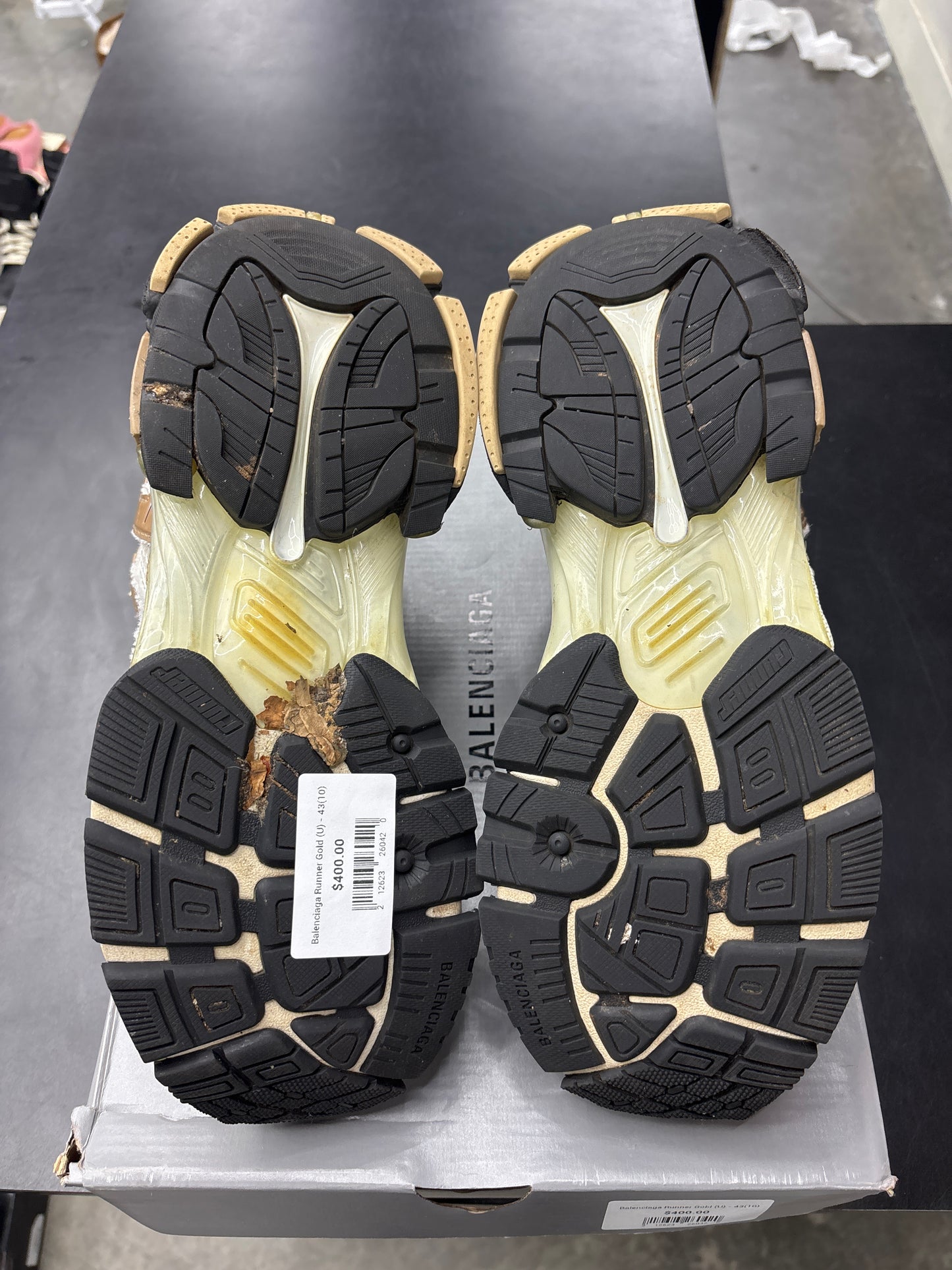Balenciaga Runner Gold (U) - 43(10)