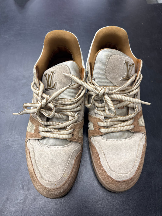 Louis Vuitton Trainer Brown Suede (U) - 10.5M (NB)