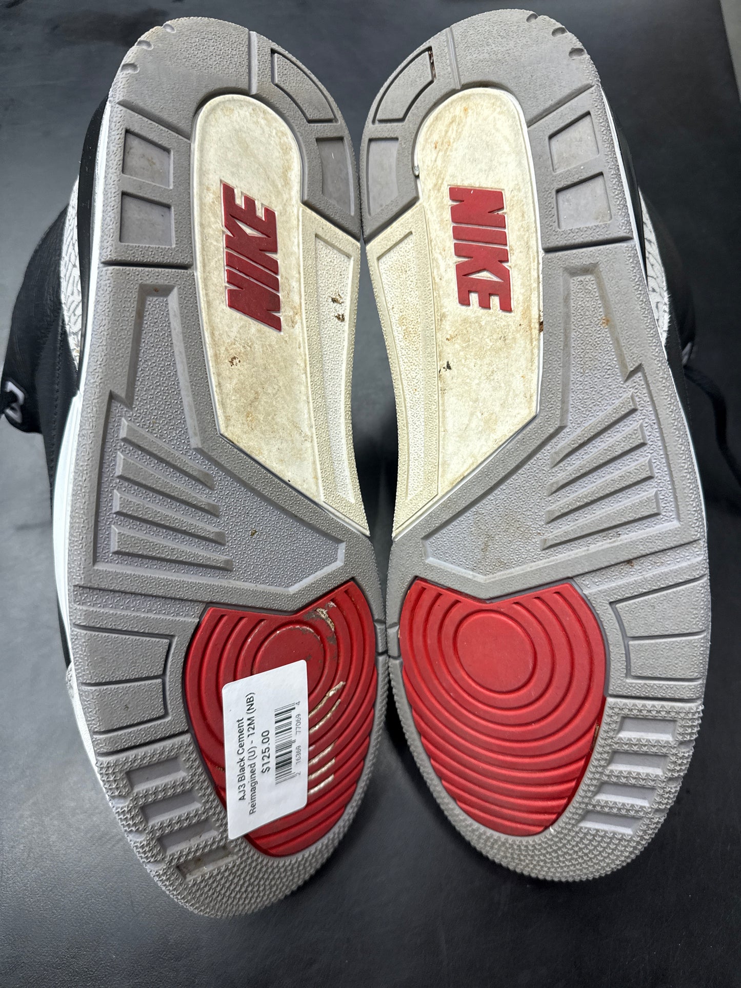 AJ3 Black Cement Reimagined (U) - 12M (NB)