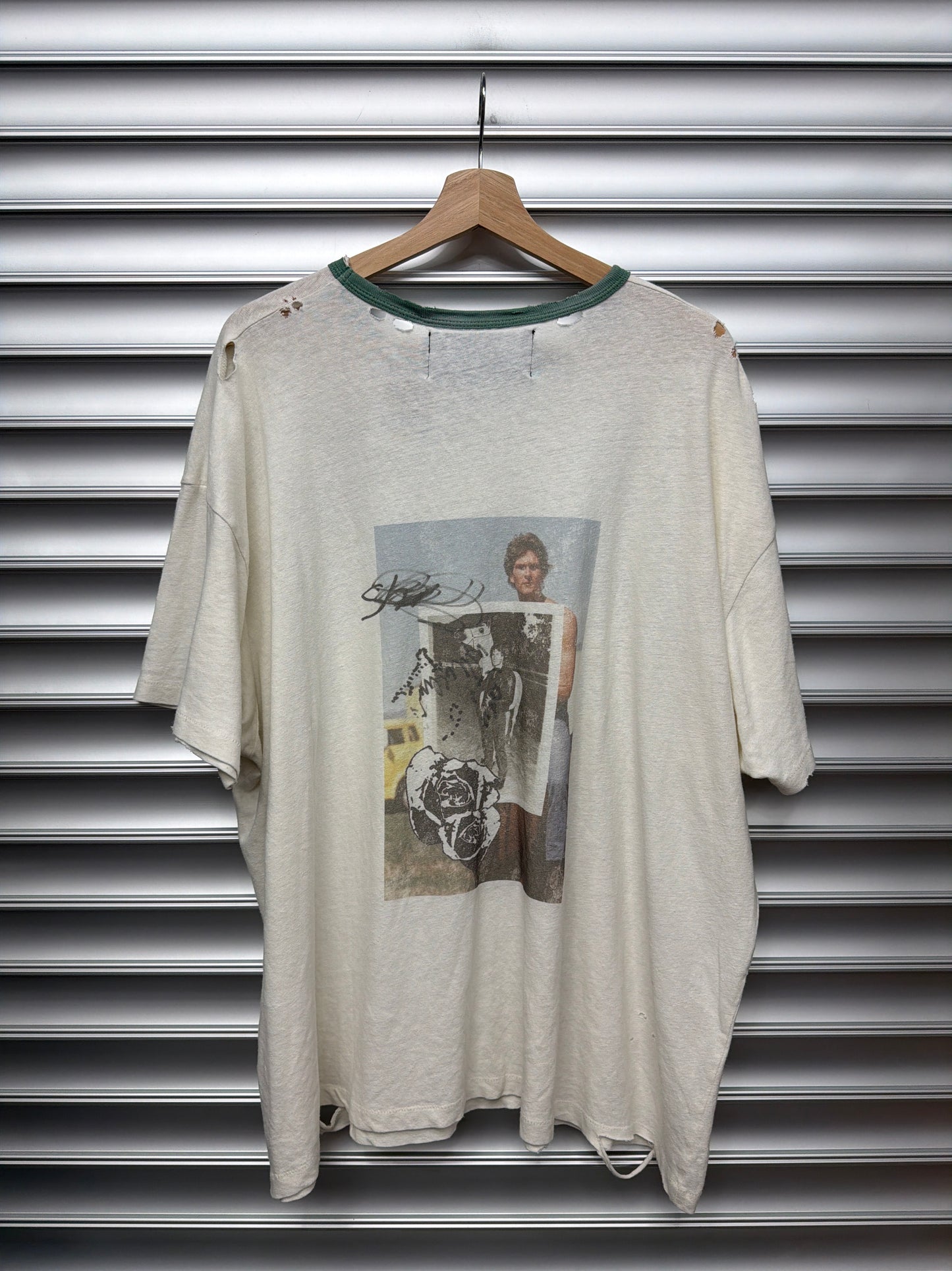 Paly Love Me Green Ringer Tee - XL