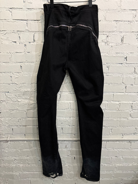 Rick Owens Banana Cut Wax Denim - 33