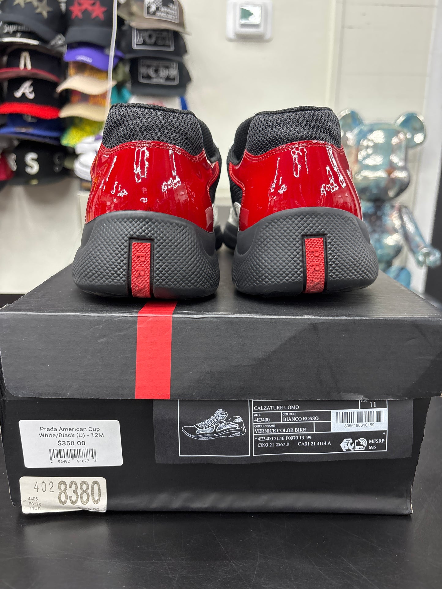 Prada American Cup White/Black (U) - 12M
