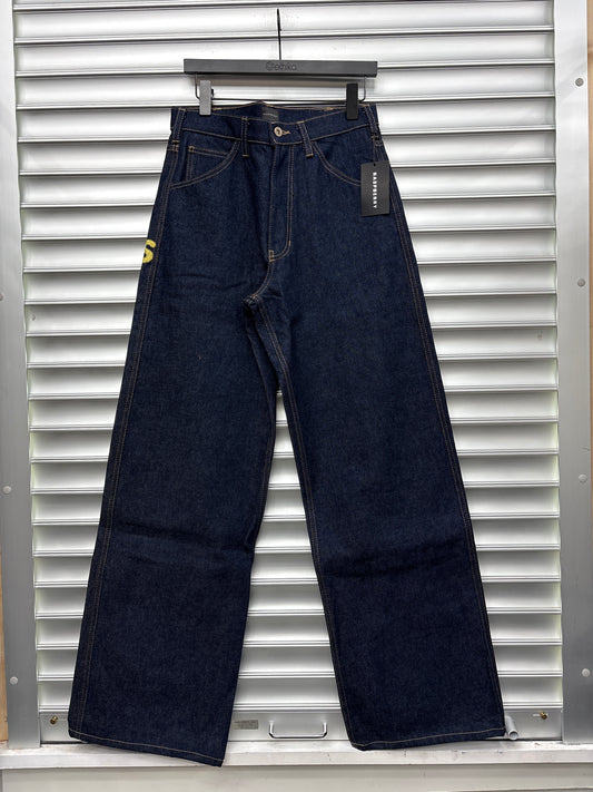 Raspberry Belt Jeans - L**
