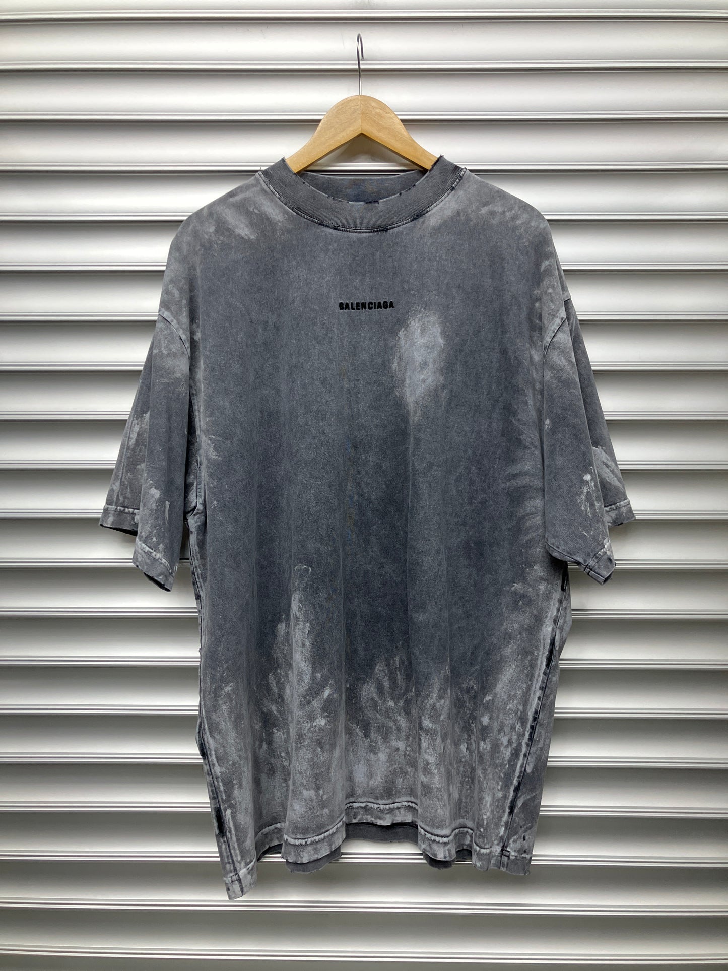 Balenciaga Fadded Grey Tee - XXL