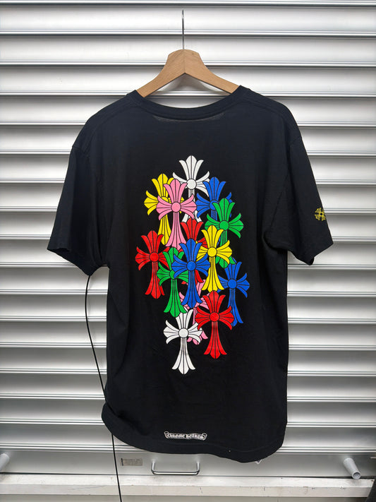 Chrome Hearts Rainbow Cross Tee - L**