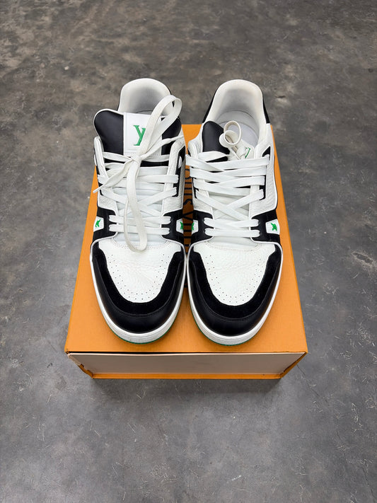 Louis Vuitton Green Black Trainer - 42(9) (U)