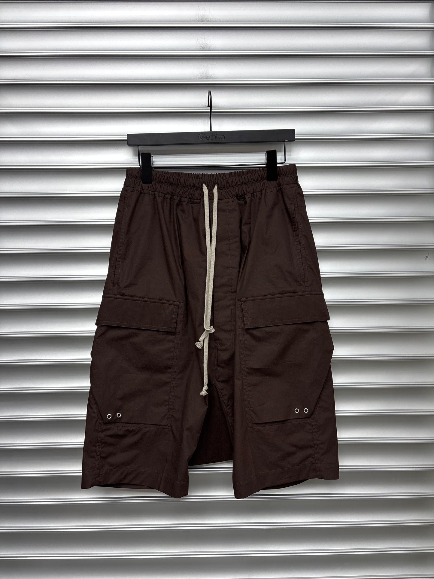 Brown Rick Owens Shorts - M