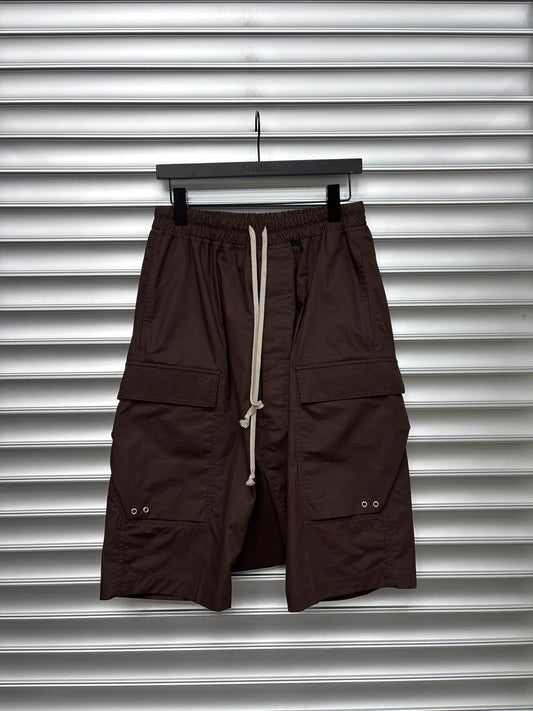 Brown Rick Owens Shorts - M