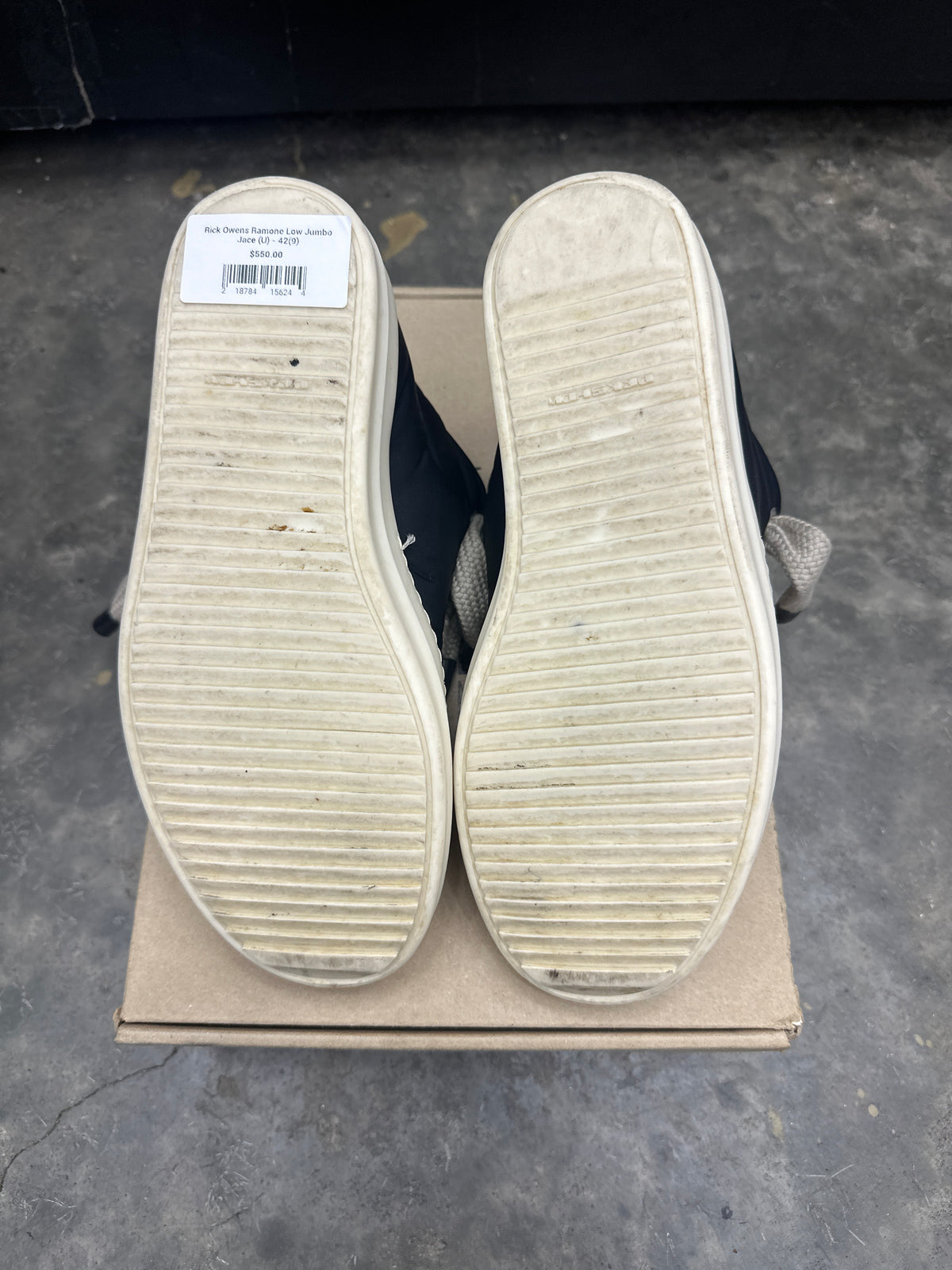 Rick Owens Ramone Low Jumbo Jace (U) - 42(9)
