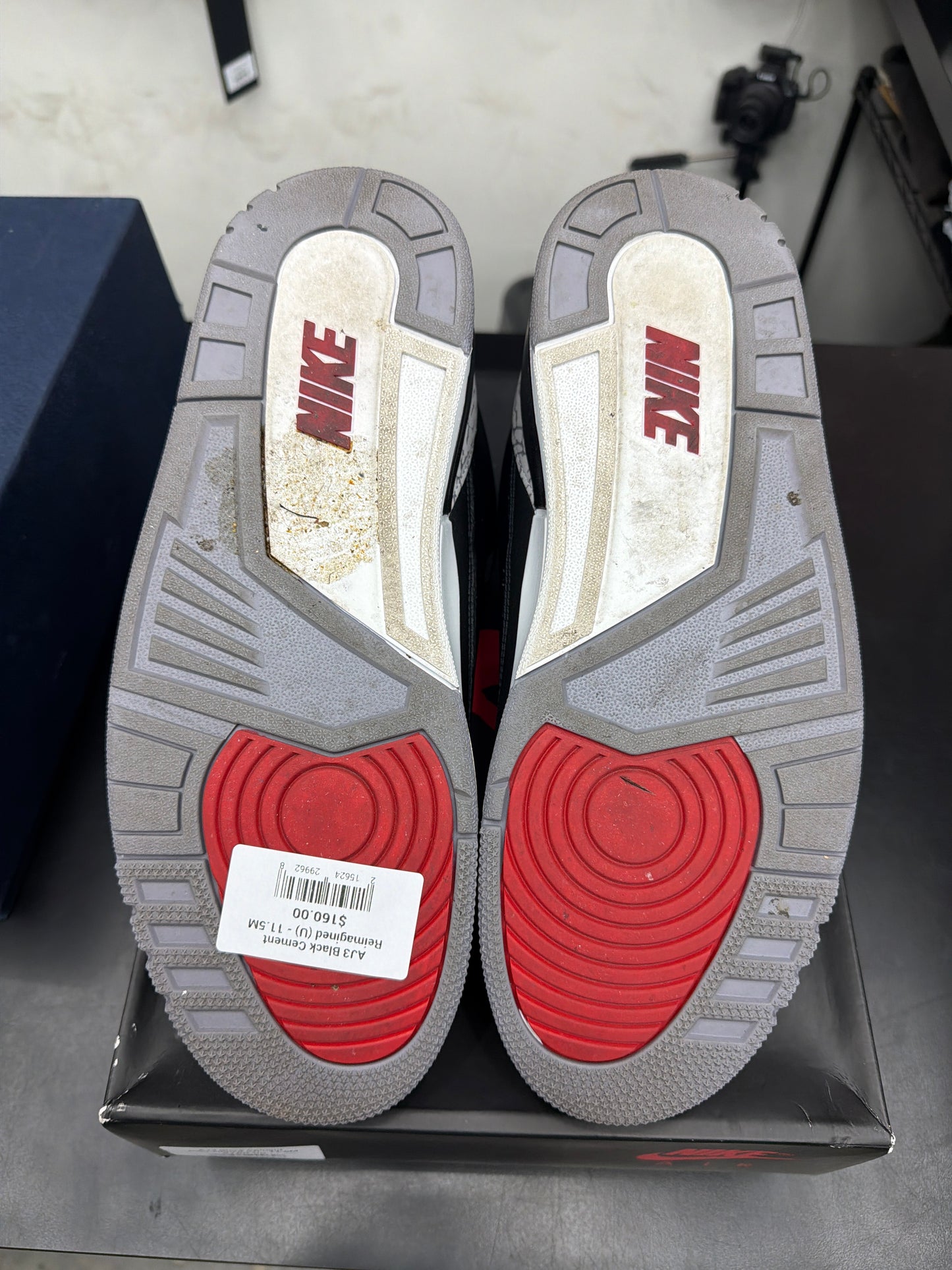 AJ3 Black Cement Reimagined (U) - 11.5M