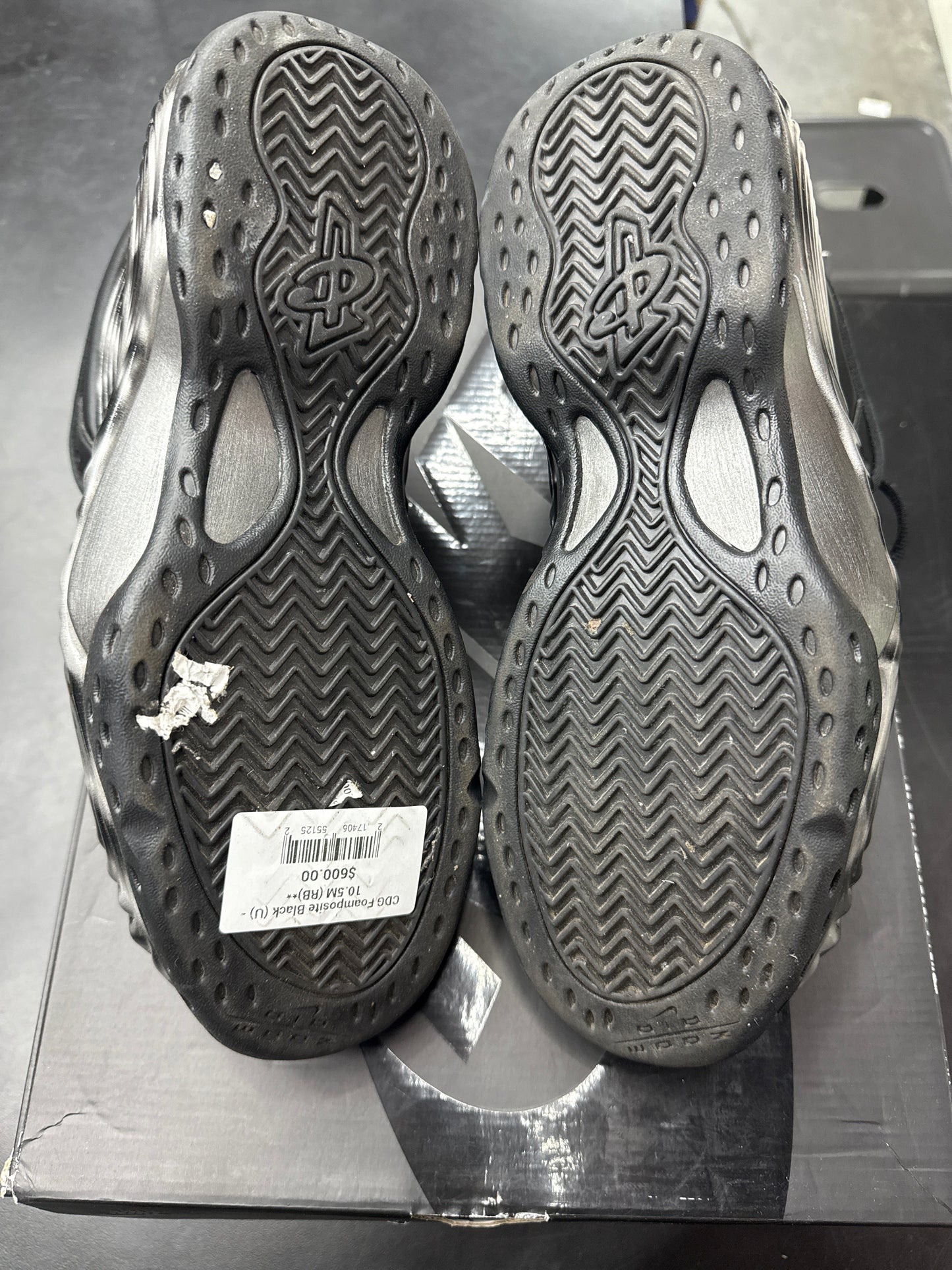 CDG Foamposite Black (U) - 10.5M (RB)**