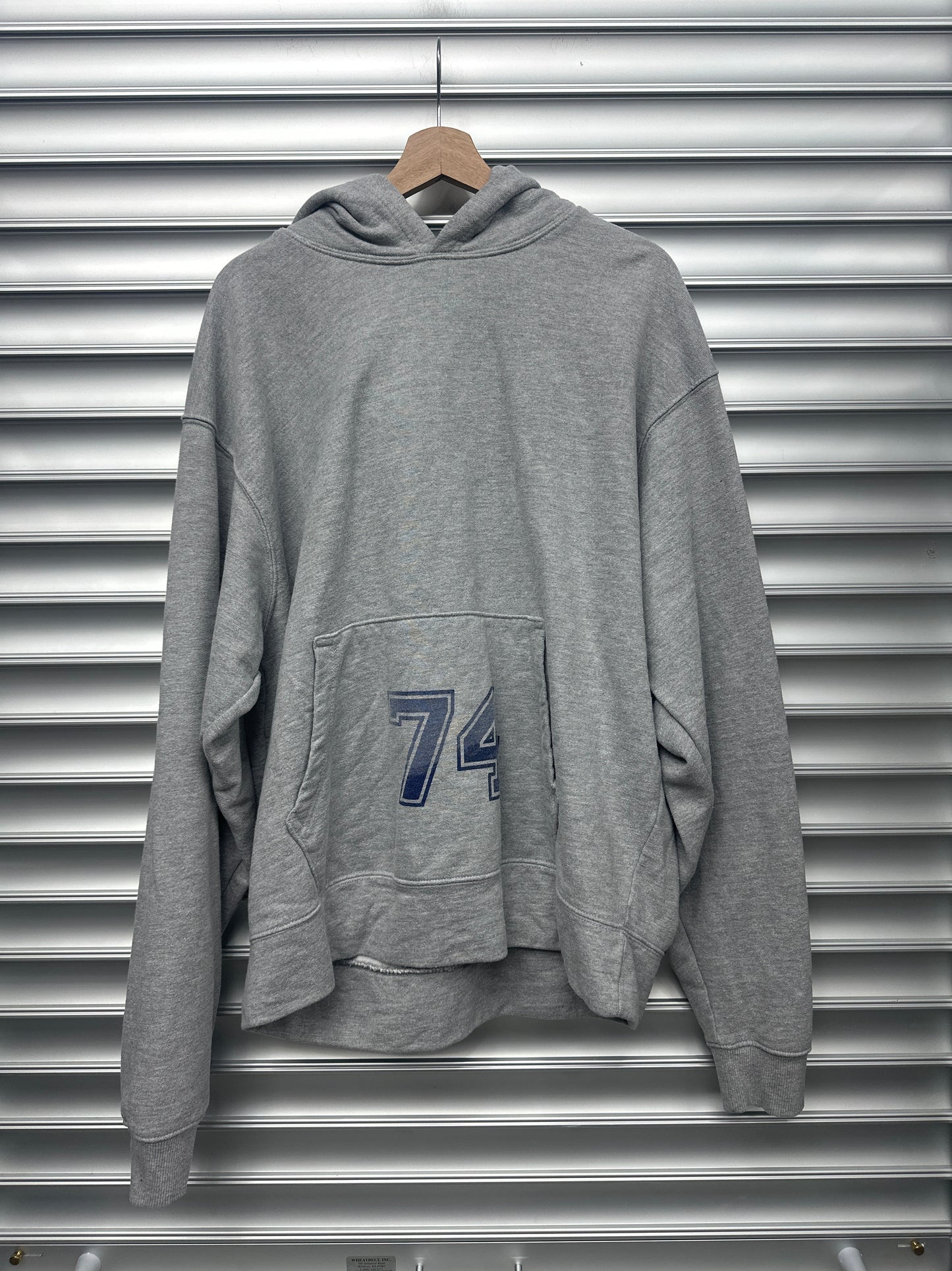 Grey 74 Hoodie - L