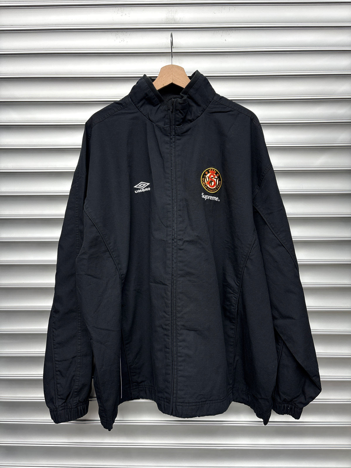 Supreme Umbro Black Track Jacket - XL**