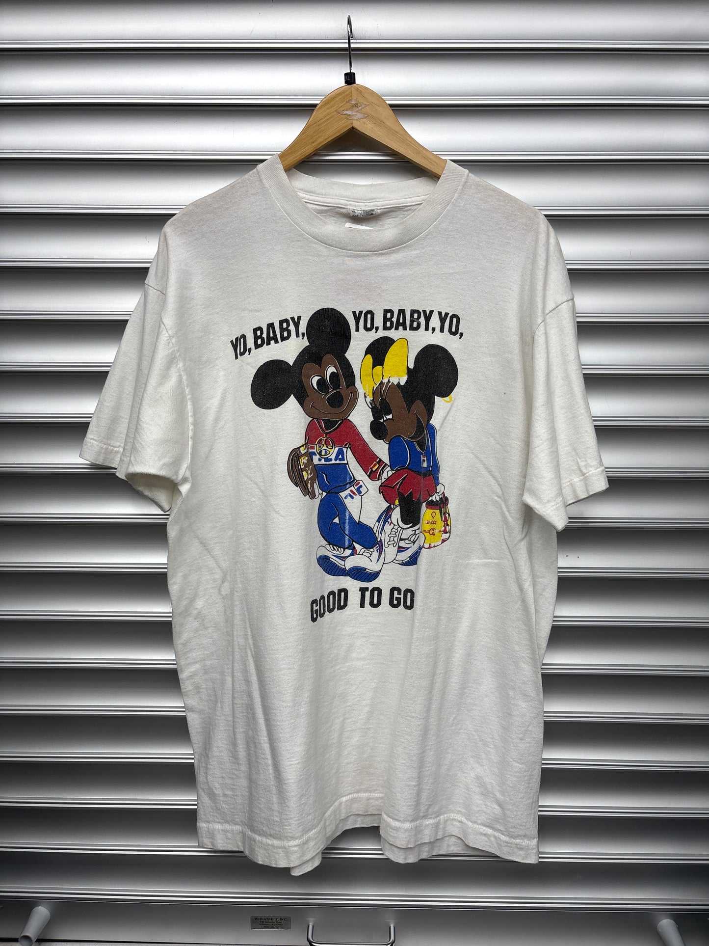 Vintage Black Mickey Tee - XL**