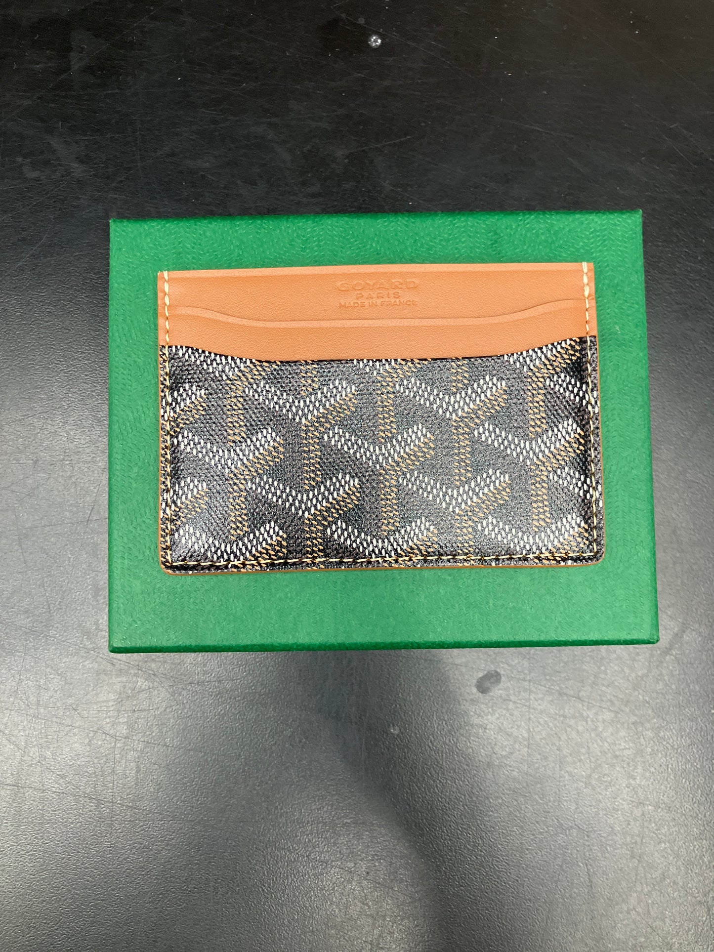 Goyard Brown Card Holder