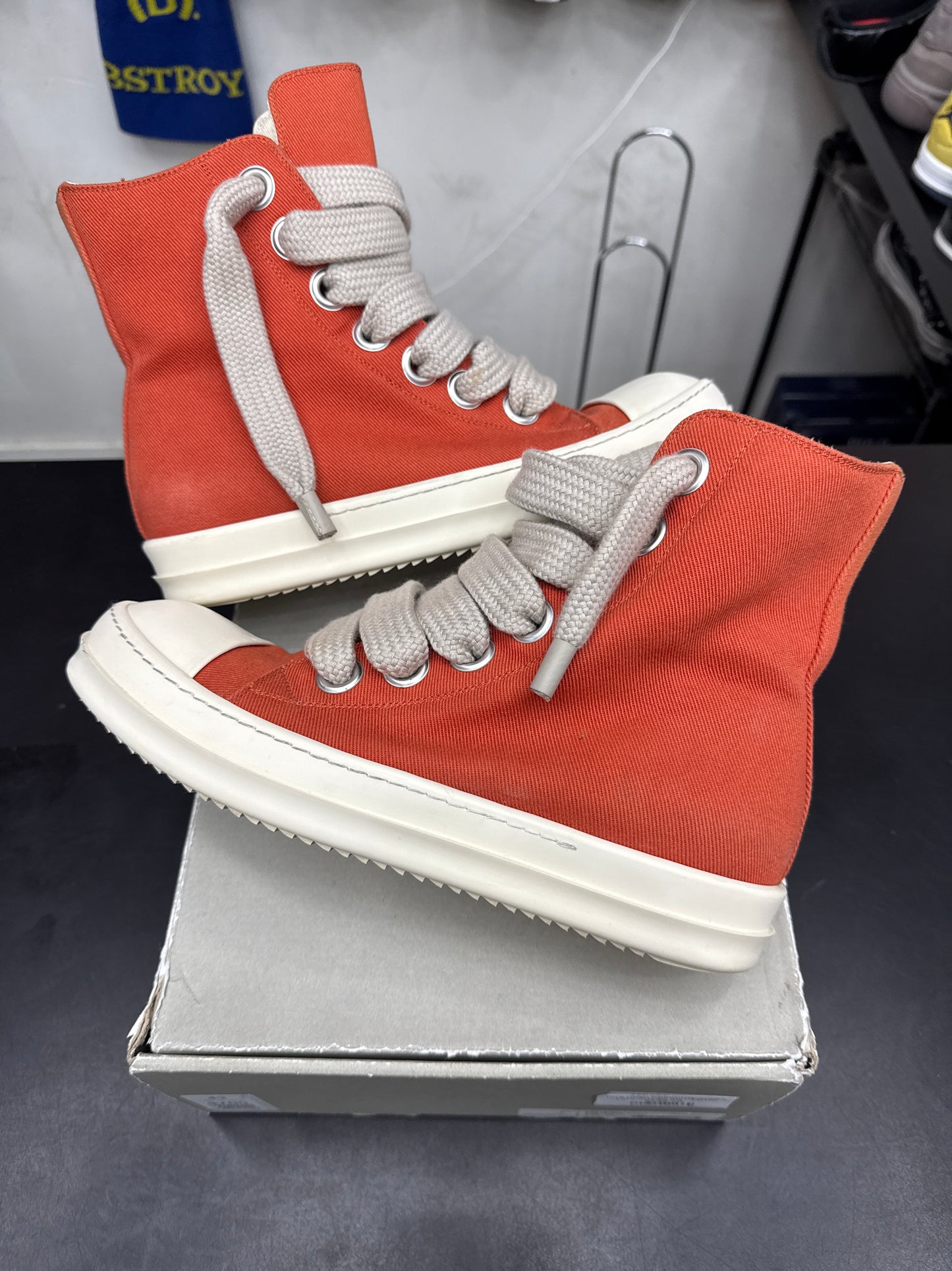 Rick Owen DRKSDHW Jumbo Lace Orange (U) - 43(10)