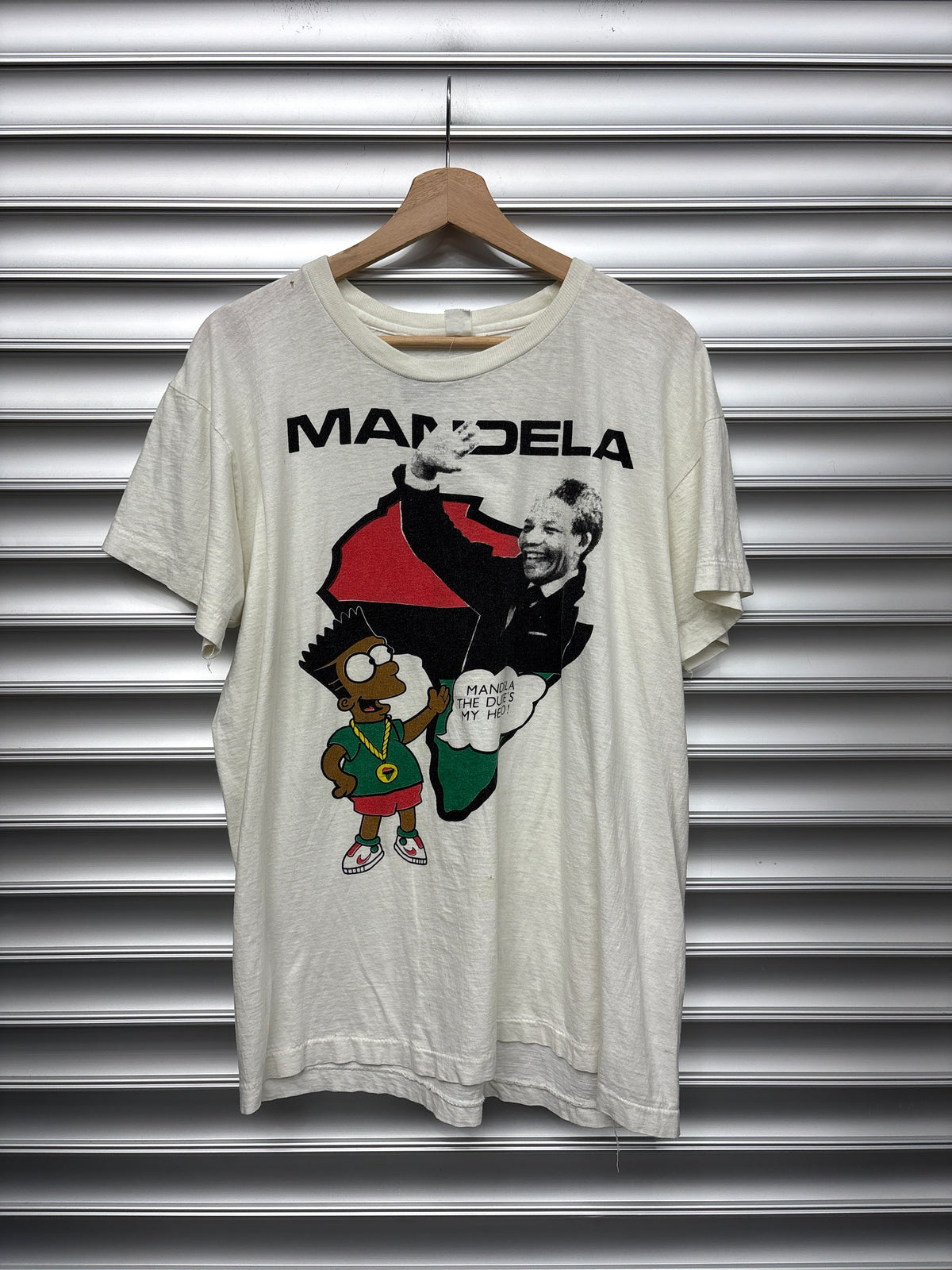 Vintageq Mandela Black Bart Tee - M **