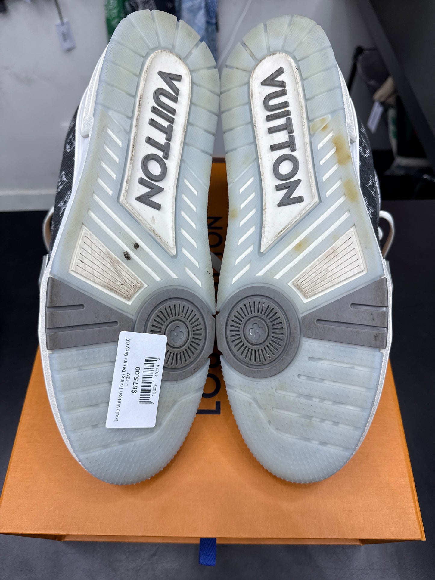 Louis Vuitton Trainer Denim Grey (U) - 12M