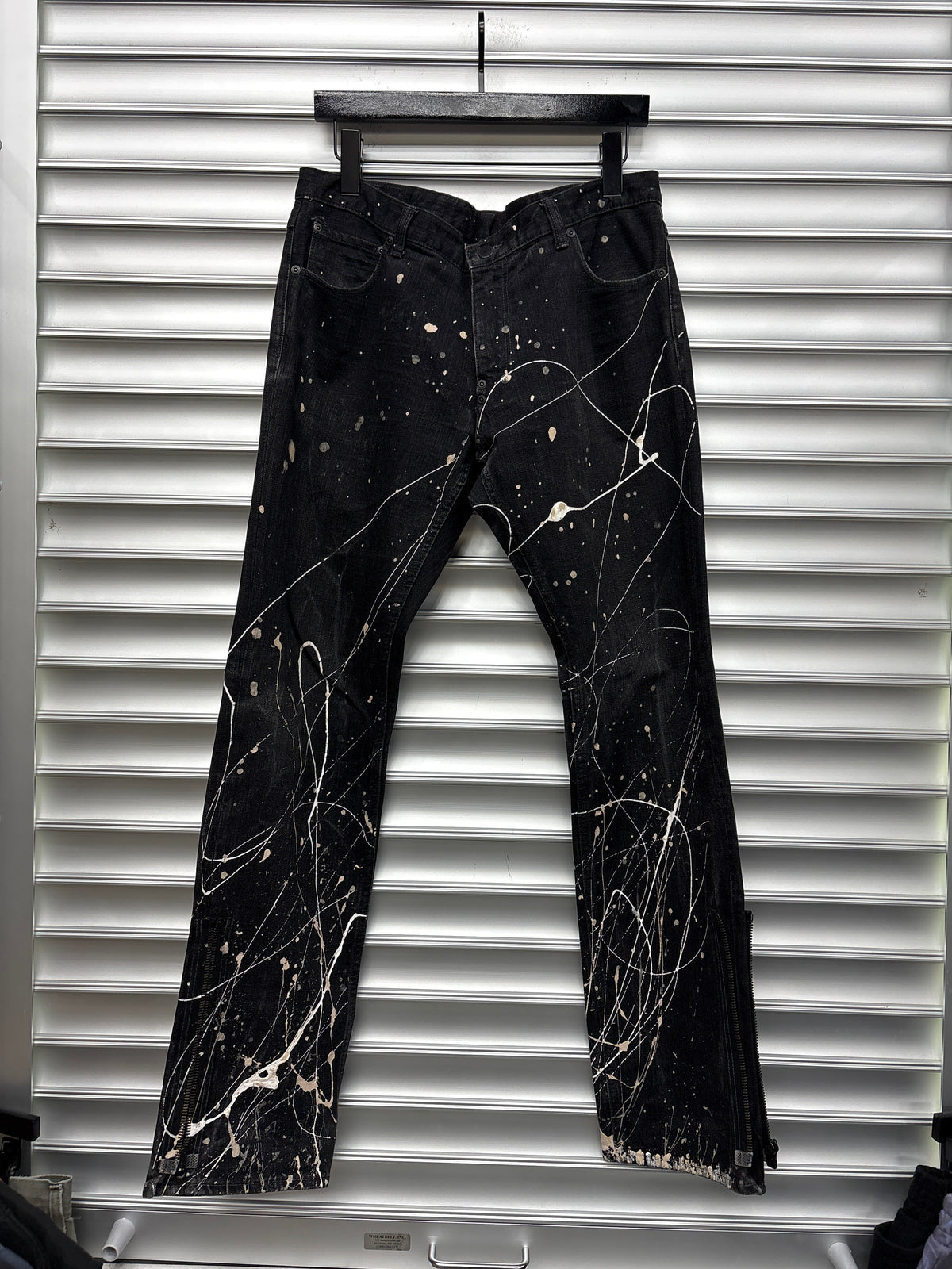Number Nine Paint Splatter Denim - 32**