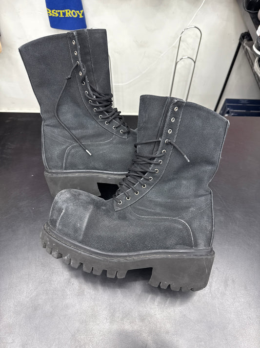 Balenciaga Steroid Striker Boot Canvas (U) - 9M/10M (NB)