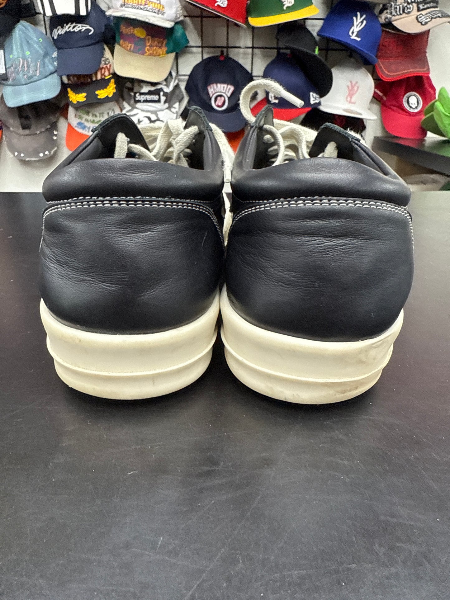 Rick Owen Vintage Black Leather (U) - 42(9) (NB)