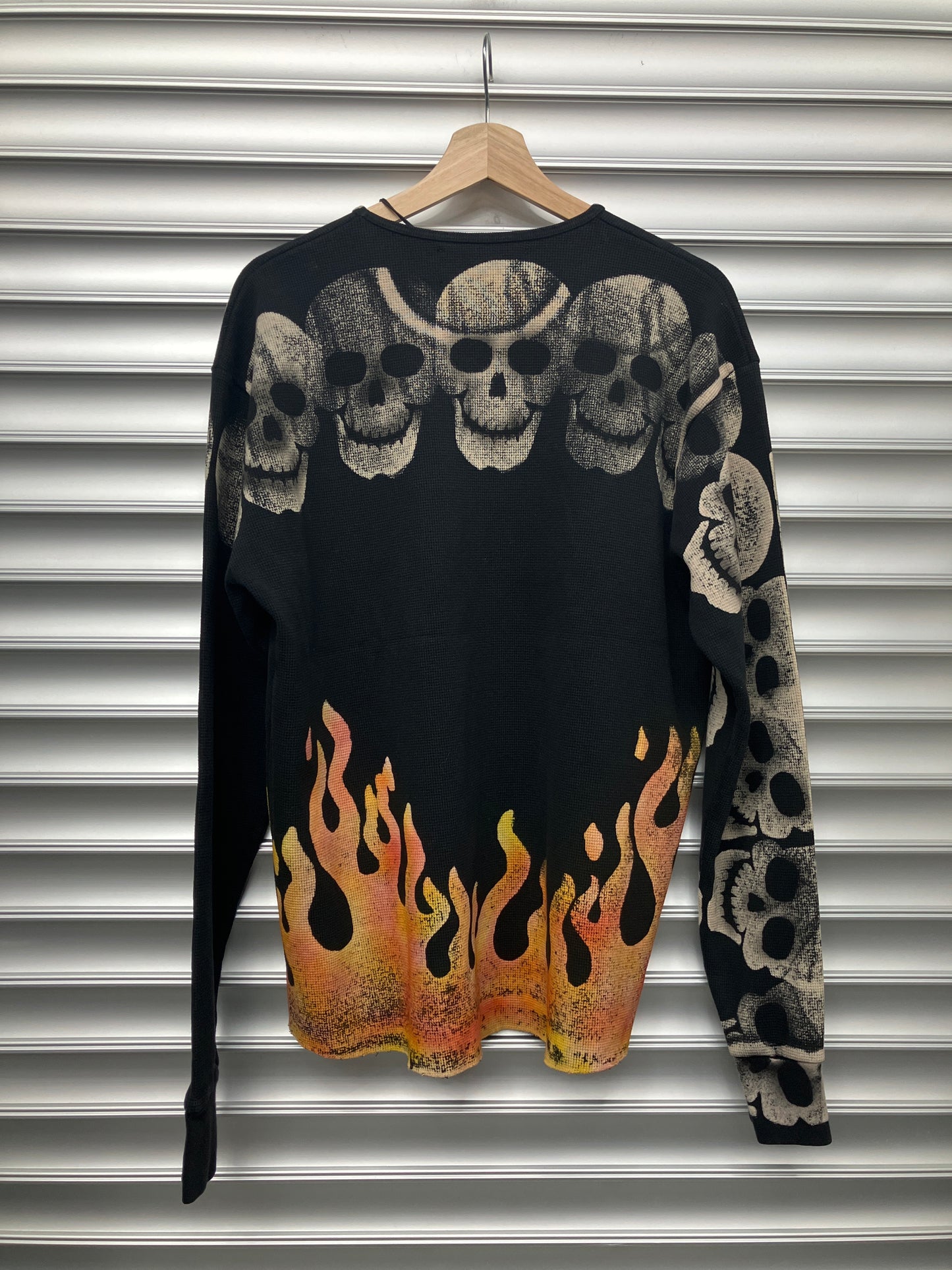 Satoshi Nakamoto Skull Flame Thermal - XL