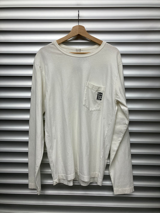 Chrome Hearts White Pocket Long Sleeve - L