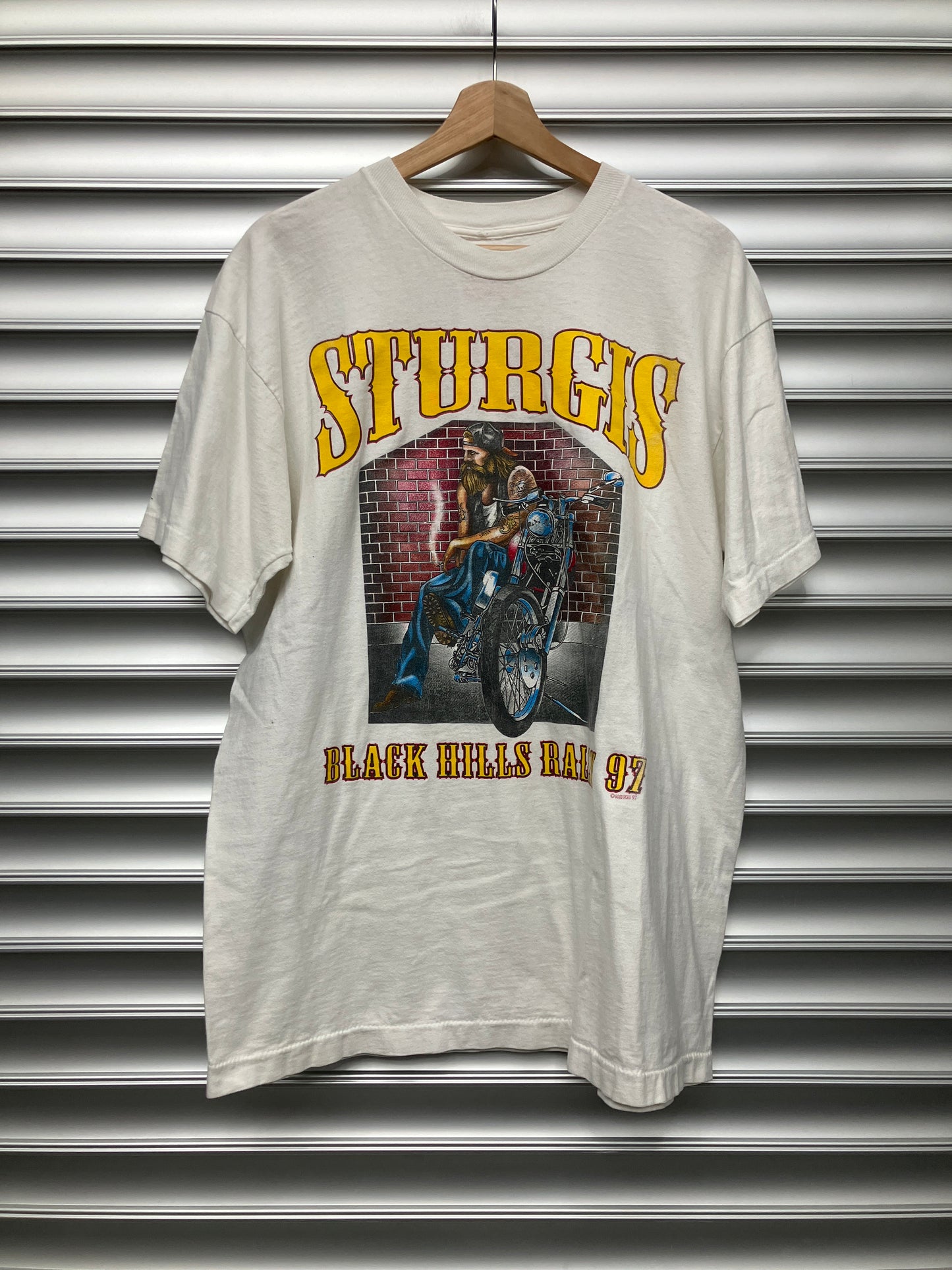 Vintage Sturgis Yellow Tee - XL