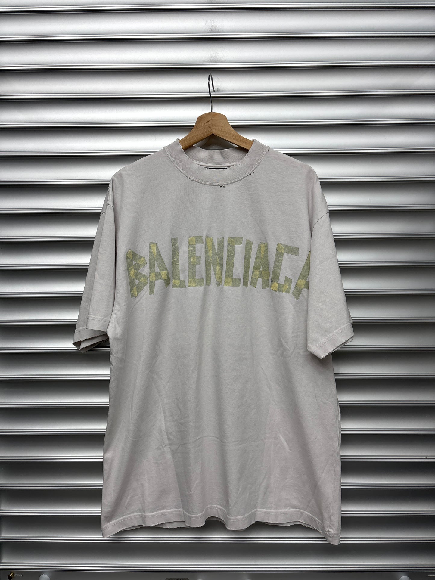 Balenciaga Tape Logo Tee - S